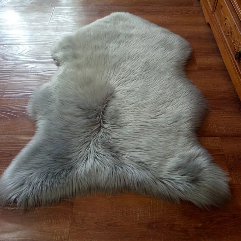 Ворсистый напольный коврик OIMG искусственный мех овчина 6 см ворс пушистый ковер