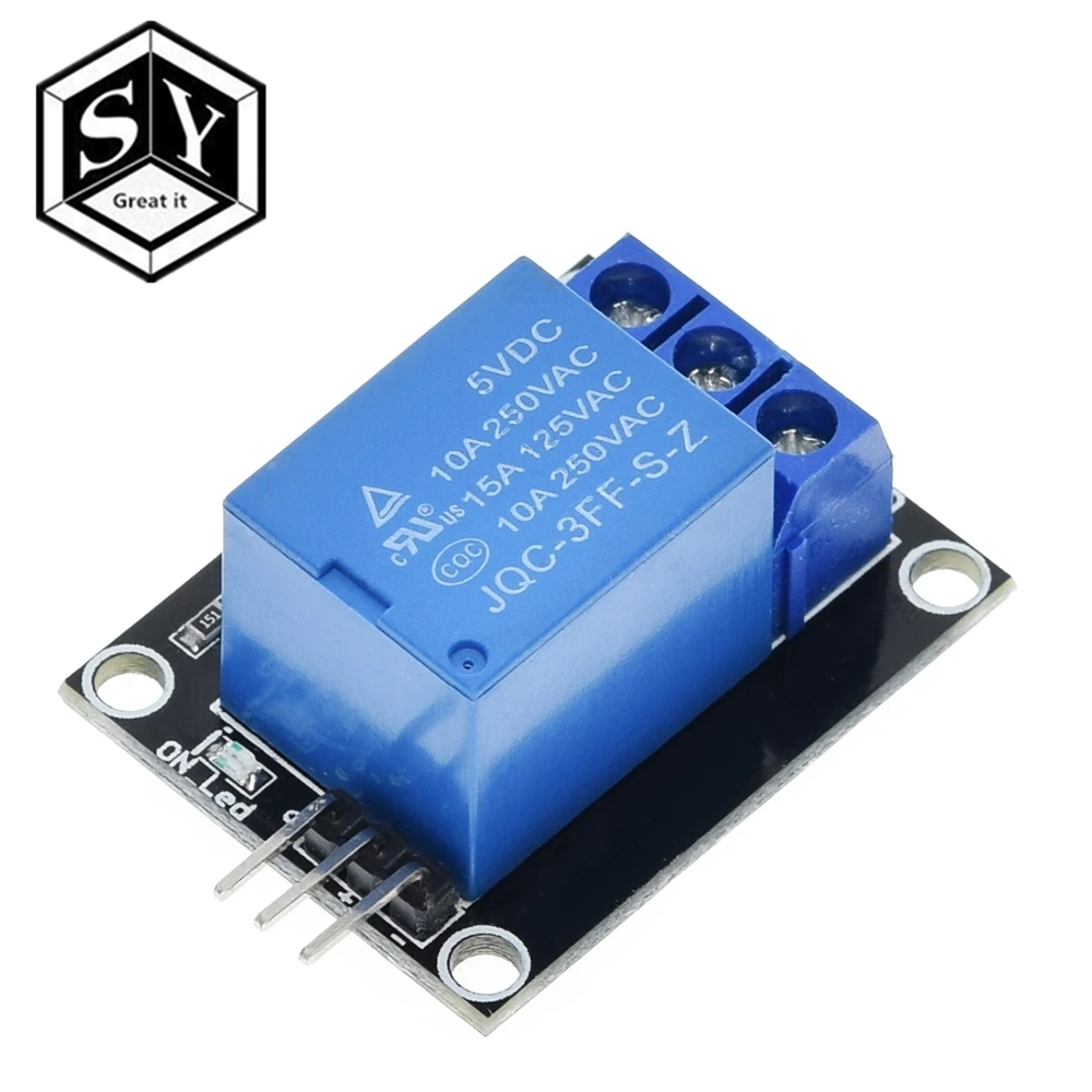 1 шт. Great IT KY 019 5 в одноканальная релейная Модульная плата щит для PIC AVR DSP ARM реле