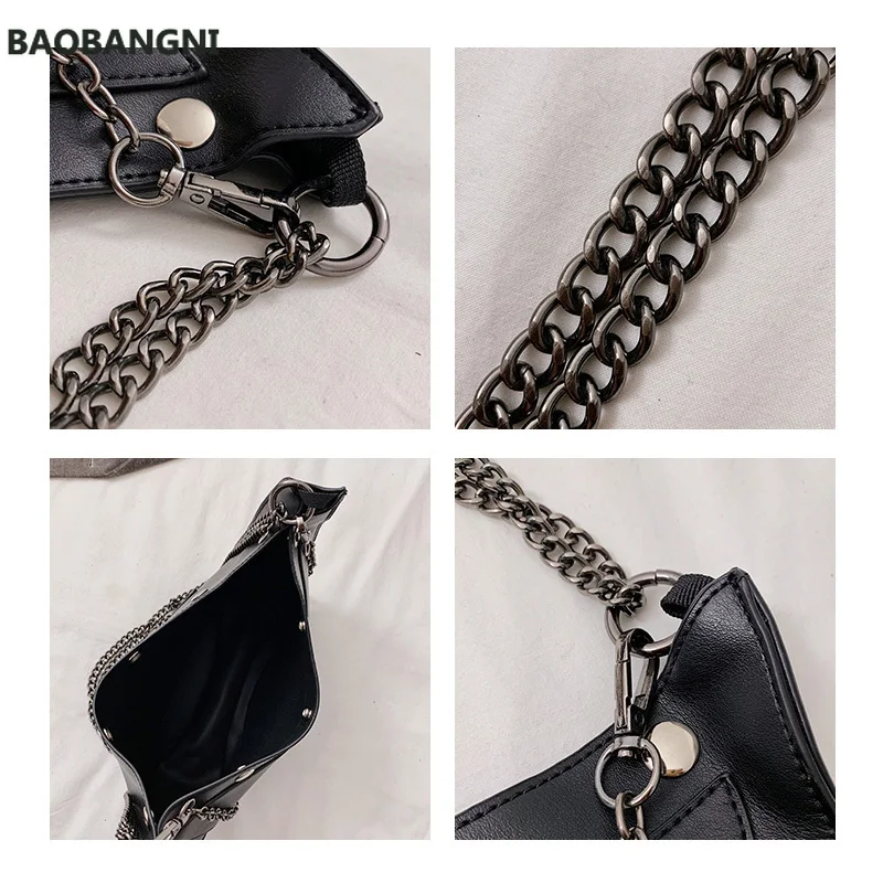 

High Quality Luxury Shoulder Crossbody Bags For Women Large Capacity PU Leather Messenger Bag Half Round Handbag