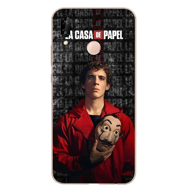 TPU La casa de papel Tokio испанский ТВ прозрачный мягкий Силиконовый ТПУ чехол для телефона huawei P8L P20L P20LITE P30 mate 8 9 10 mate 20Por RS - Цвет: TPU