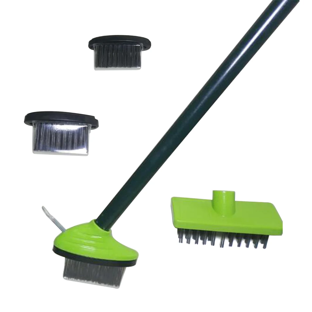 

3 In 1 Yard Gardening Tools Patio Weed Brush Set With Exchangable Heads Lawn Sidewalk Outdoor Grass Trimmer Cordless Pathway