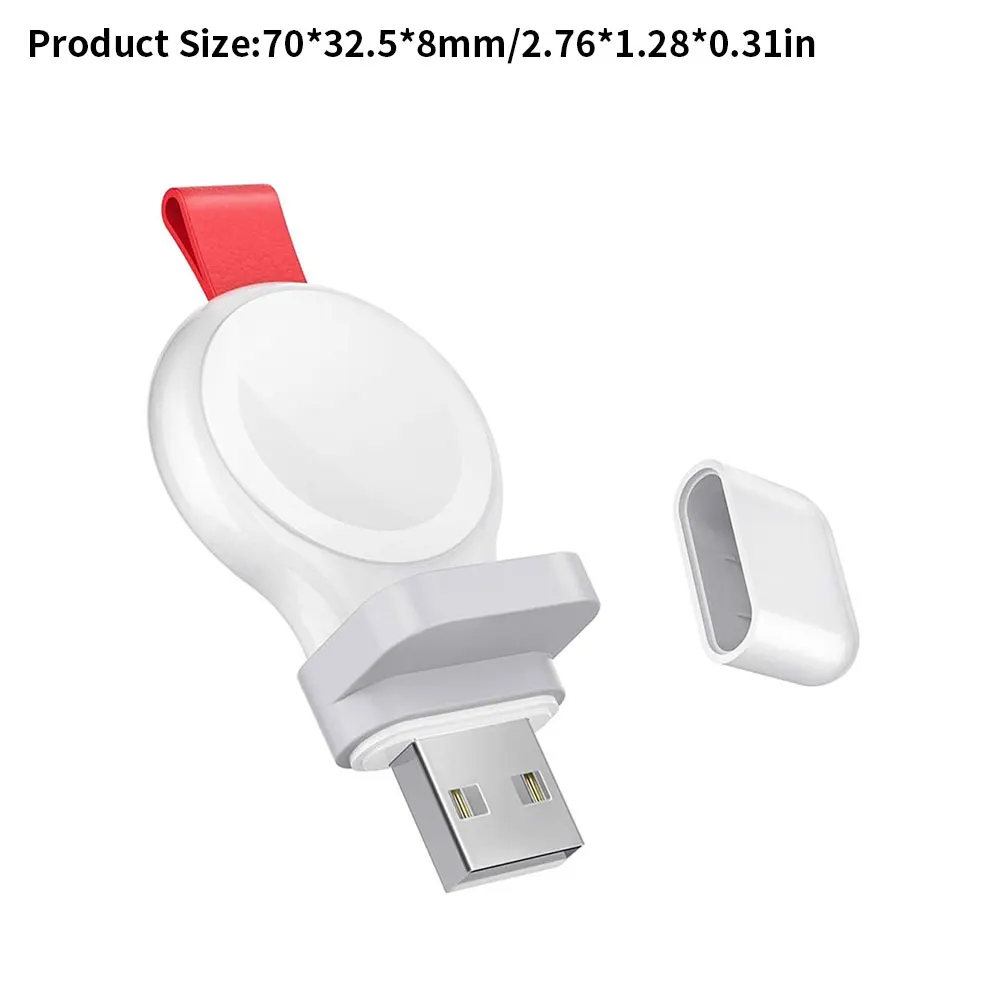 

USB Watch Charger Iwatch Wireless Charger Dock Portable Cordless Fast Charging Compatible With Apple Watch Series 6 5 4 3 2 1