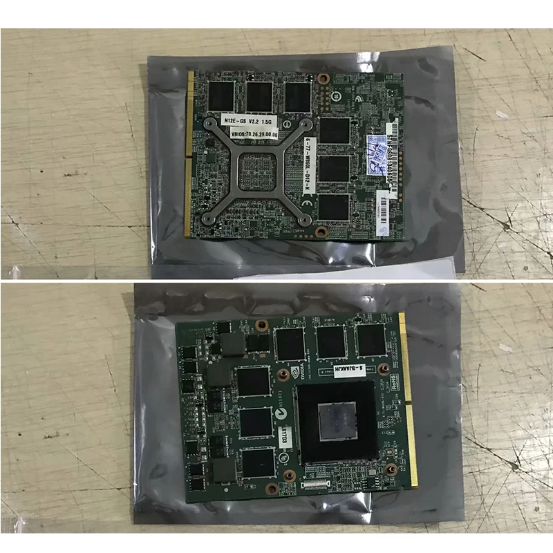 Оригинальная видеокарта GTX560M GTX 560M для DELL M17X M18X MSI 16F1 16F2 N12E-GS-A1 DDR5 1,5G Дисплей графическая карта с x-кронштейном