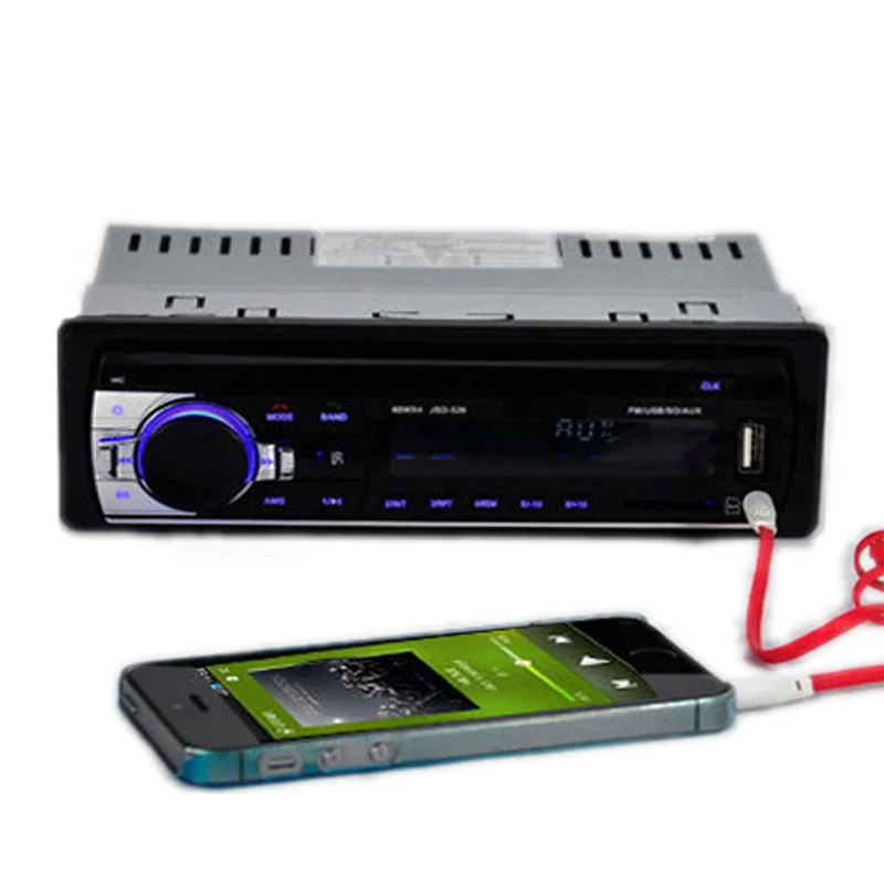 Автомобильный радиоприемник стереоплеер Bluetooth Φ MP3 FM/USB/1 Din/с дистанционным