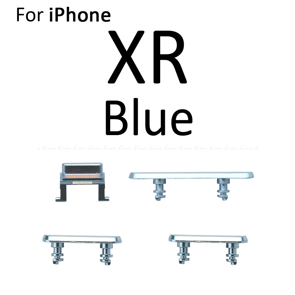 Side Button For iPhone X XR XS Max Power On Off Lock Volume Switch Mute Silent Key Set | Mobile Phone Flex Cables