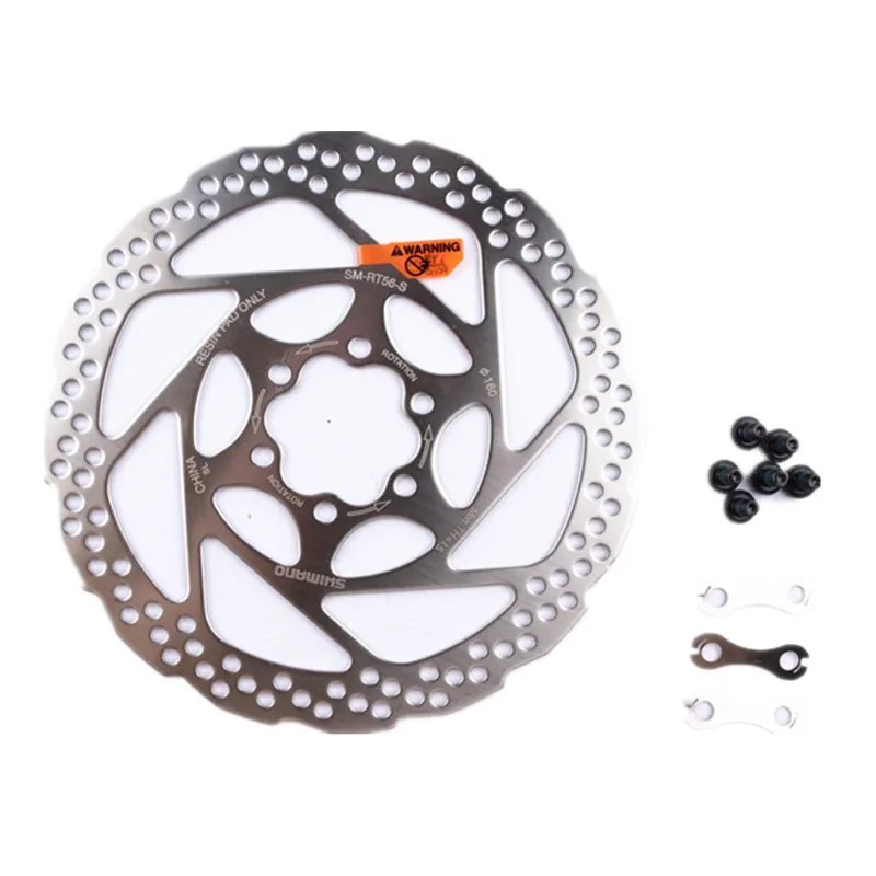 Shimano Deore RT56 RT26 160mm 180mm 6 Bolt Brake Disc  Mountain Bike Bicycle Rotor SM-RT56 M6000 MTB Bike Brake Disc 160MM 180MM