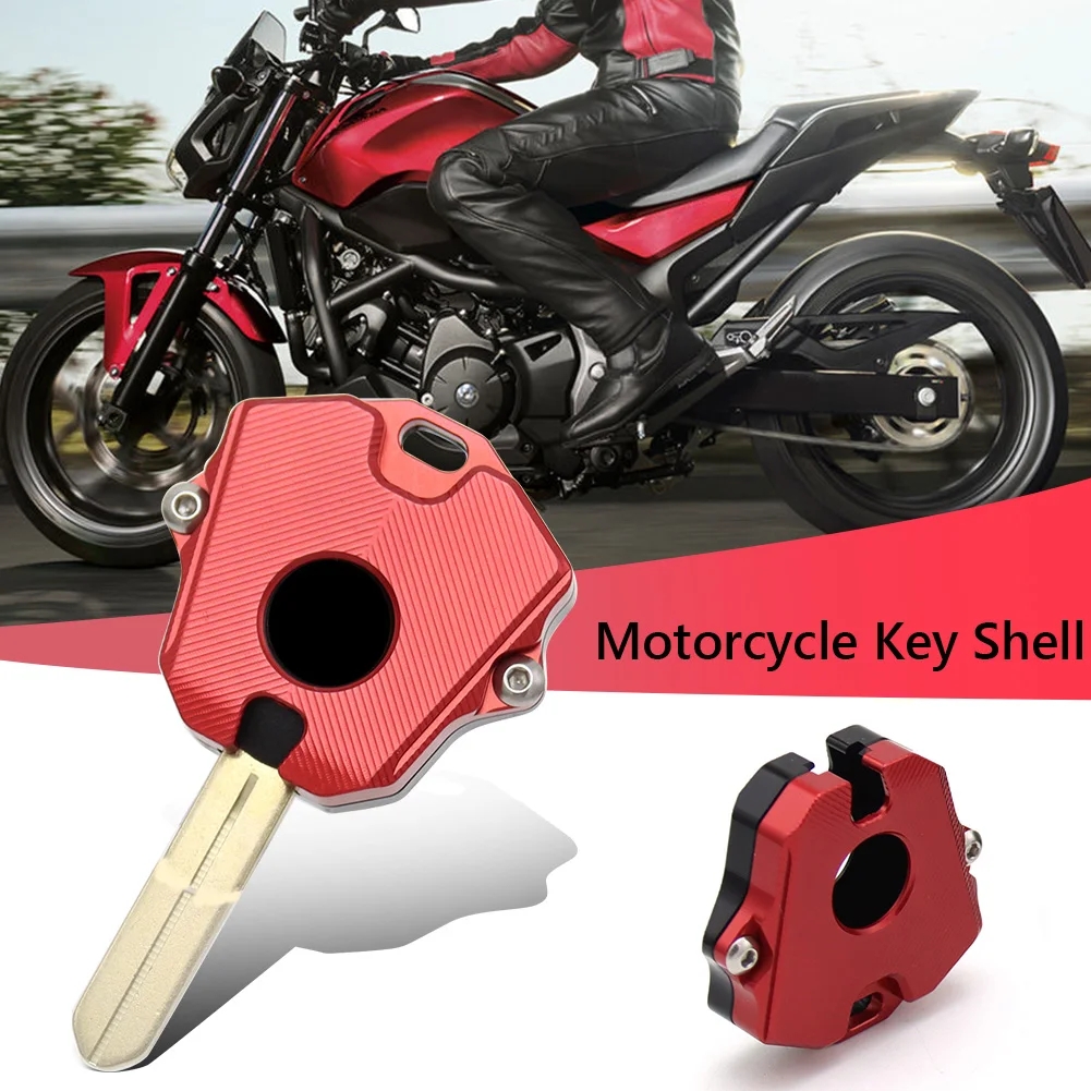 

Motorcycle Key Shell Case Cover CNC Motorcycle Key Case Cover Shell with Blank Key Shell Case Cover Protector