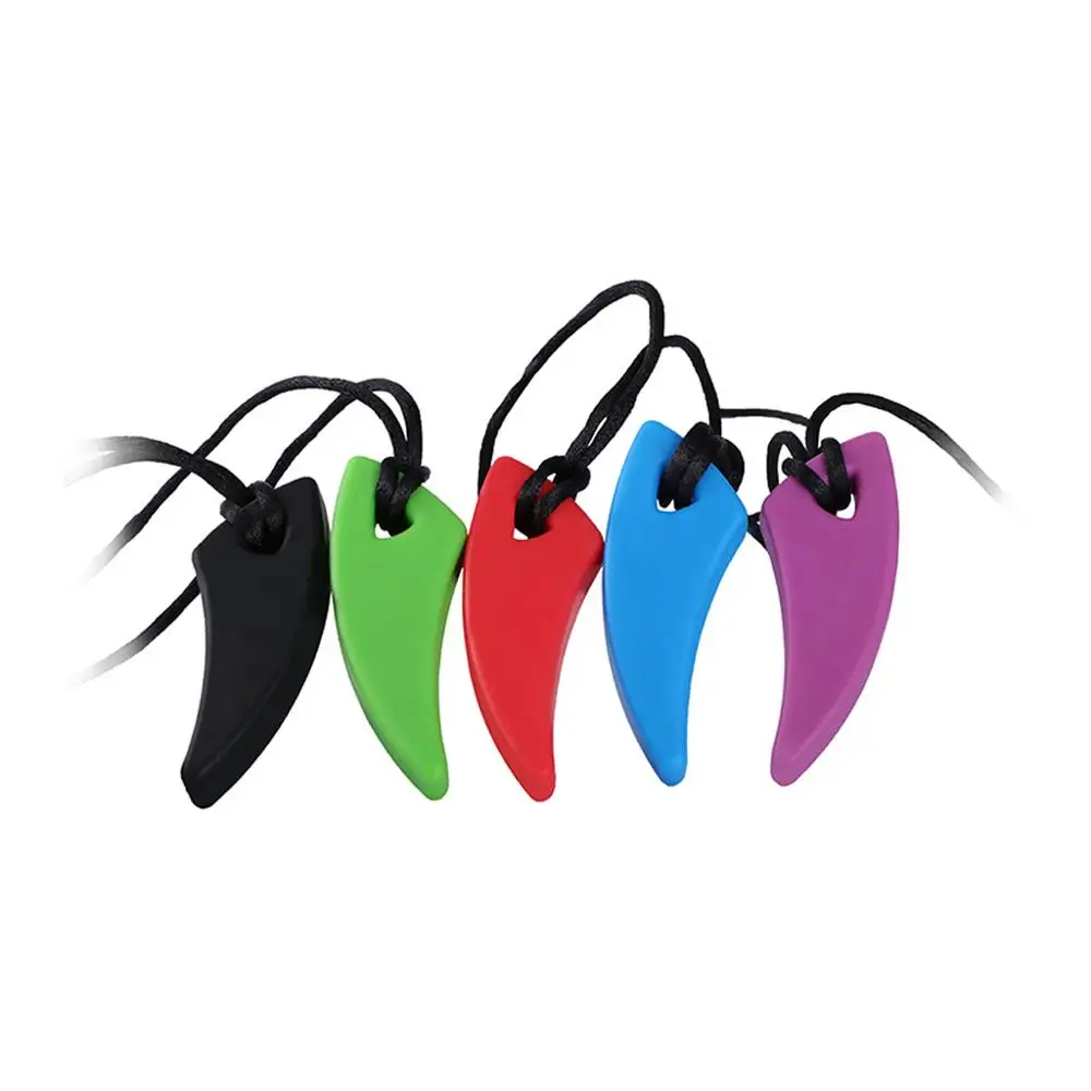 Детские Жевательные ожерелья Пищевая силиконовая сенсорная жевательная игрушка