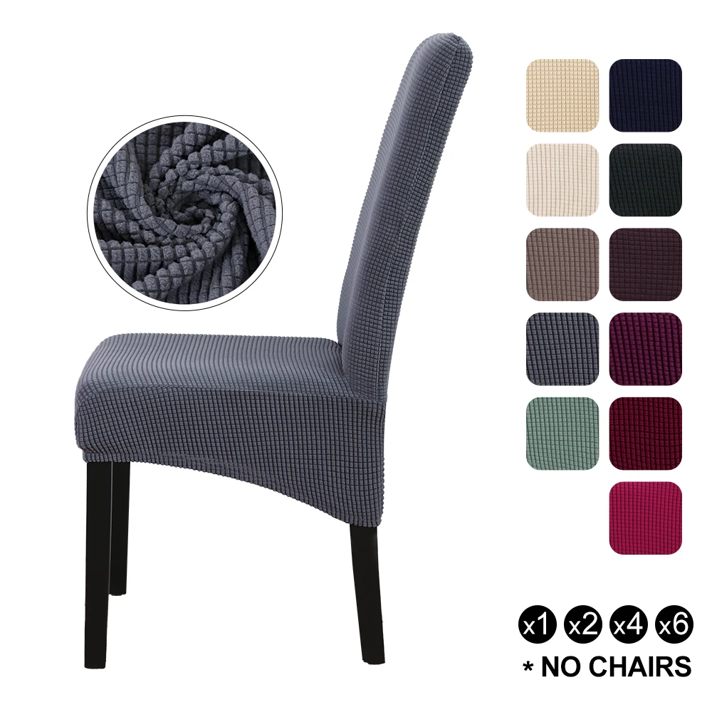 

Plaid Thick Chair Cover Washable Removable High Back Protector Seat Cushion Covers Dust Guards For Hotel Banquet Home Decorative