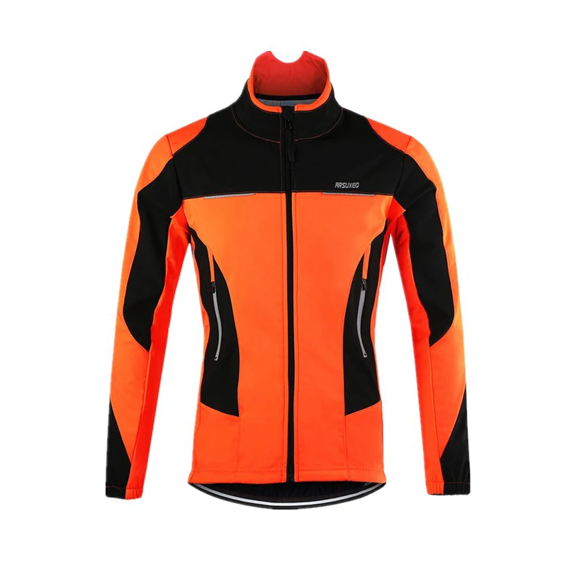ARSUXEO велосипедная Куртка зимняя теплая одежда ветрозащитная roupa de ciclismo пальто
