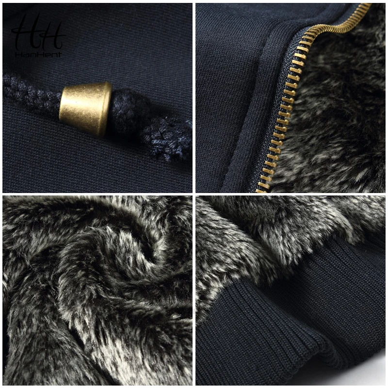 Утепленные Брендовые мужские пальто HanHent модный мужской спортивный костюм из