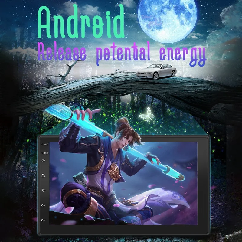 

Универсальный автомобильный стерео-радиоприемник 2 Din на Android 10, 7 дюймов, GPS, Wi-Fi плеер для Beetle, Golf, Passat, Nissan, Hyundai, Kia