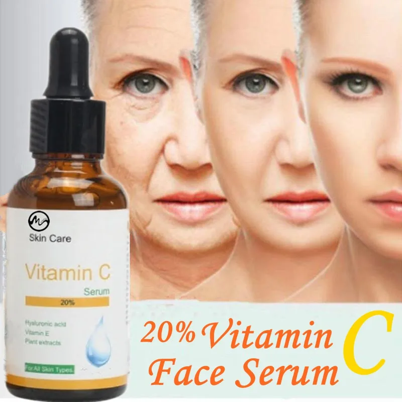 

Minch Anti-aging Vitamin C Face Serum Hyaluronic Acid Skin Oil for Face Effective Anti-wrinkle Whitening Moisturizing Skin Oil