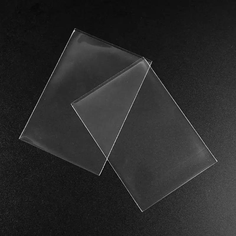 

100pcs Plastic Transparent Card Sleeves Magic Board Game Tarots Three Kingdoms Poker Cards Protector 8.2*8.2/5.8*8.8cm