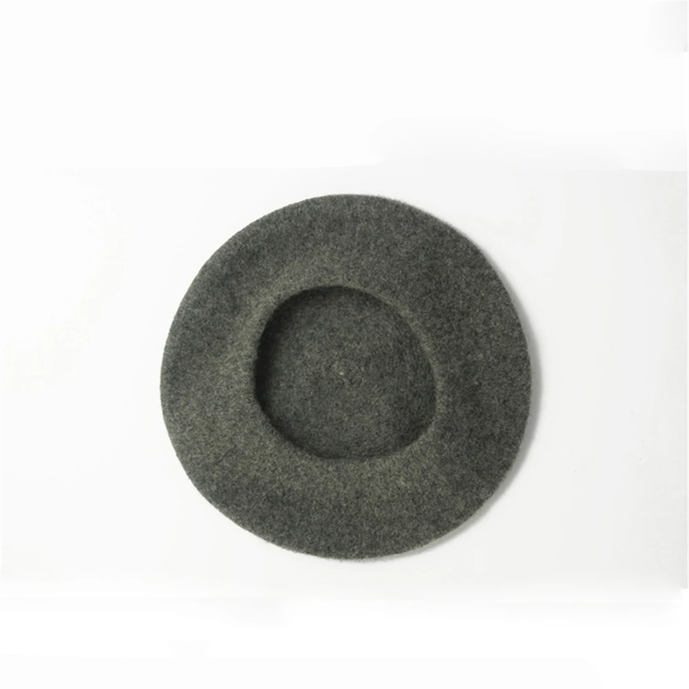 

20Colors Vintage Fashion Women Wool Berets Winter Hats Solid Color Beret Female Bonnet Caps Winter All Matched Warm Walking Caps