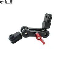 magic arm mount 360 pivot activity connector adapter stand holder for gopro hero 9 8 7 5 insta360 for dji osmo action camera acc
