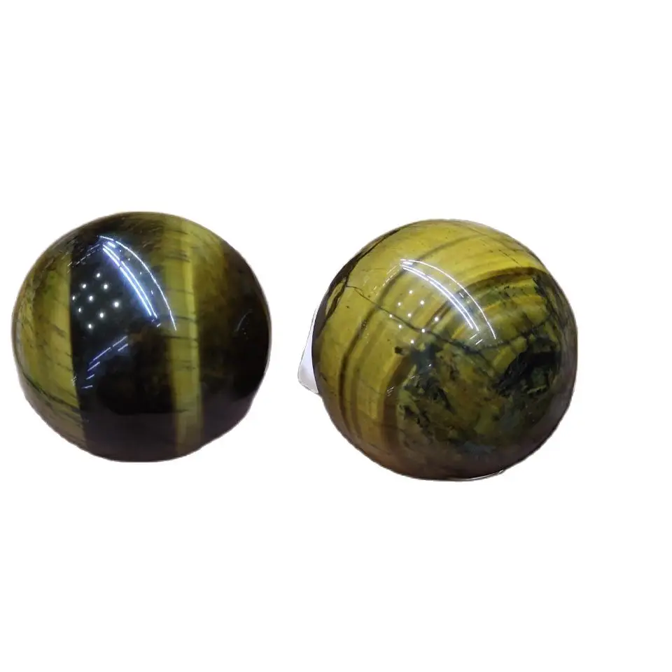 

1pcs 4-5cm Natural Tiger's Eye quartz crystal sphere ball