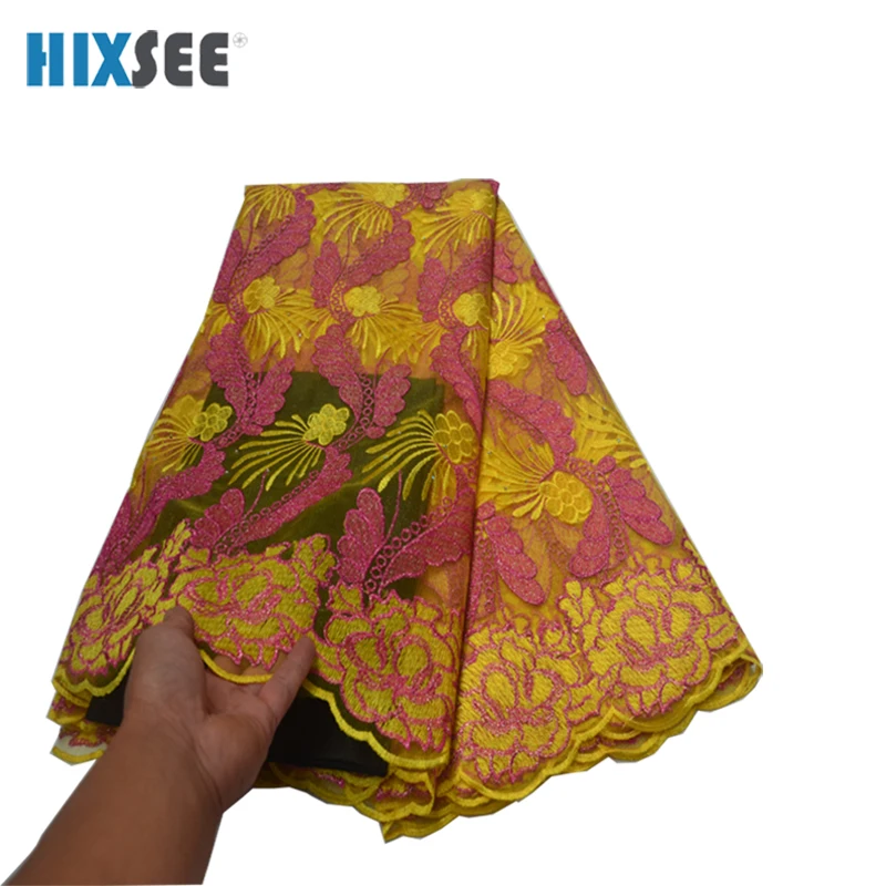 Модная Последняя французская кружевная ткань нигерийская африканская сетка