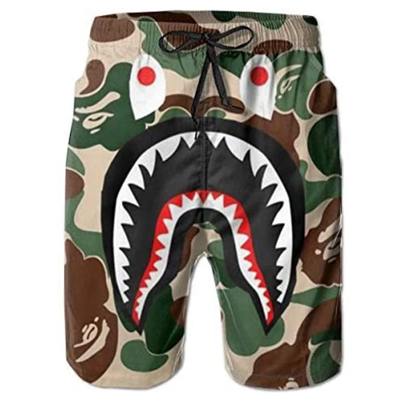 

Fit Mens Big & Tall Cargo Short Half Pants for Beach Athletic Surf