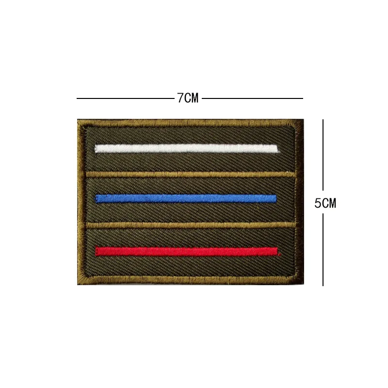 Нашивки с вышивкой для военного духа тактические российские повязки