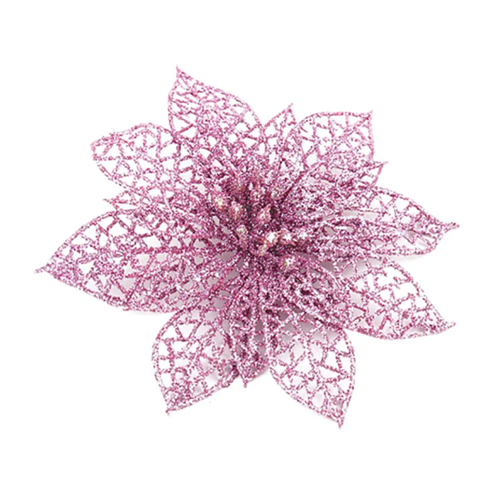 Рождественская елка имитация цветов Рождественское украшение подвесное для