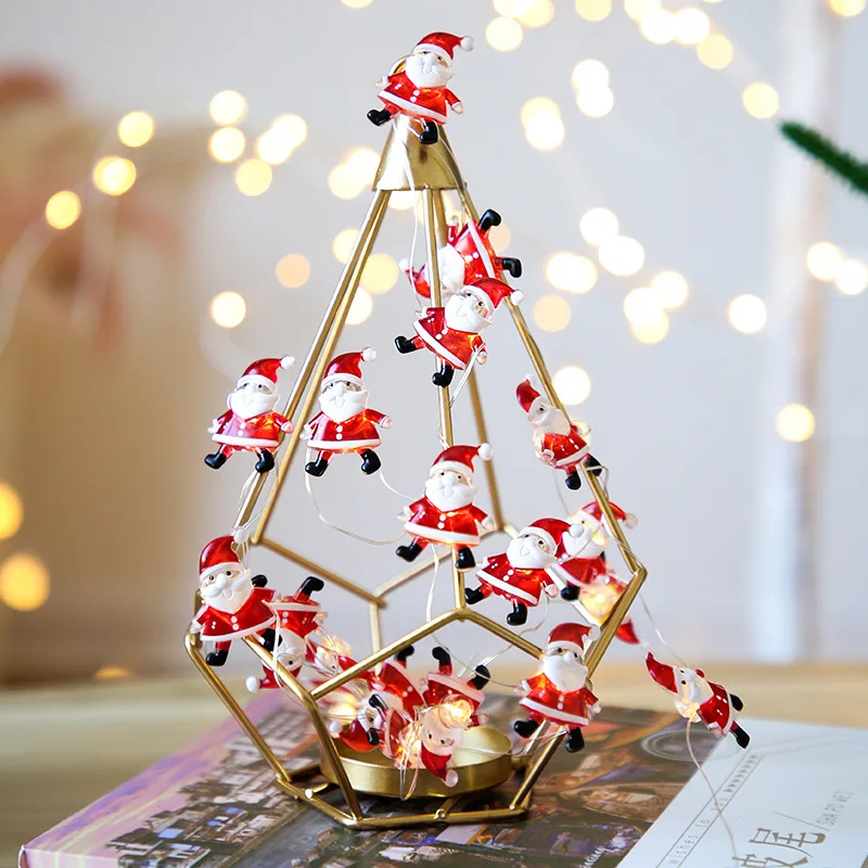 

2m 20LED Snowman Christmas Tree LED Garland String Light Christmas Decoration for Home Decor New Year 2022 Adornos De Navidad