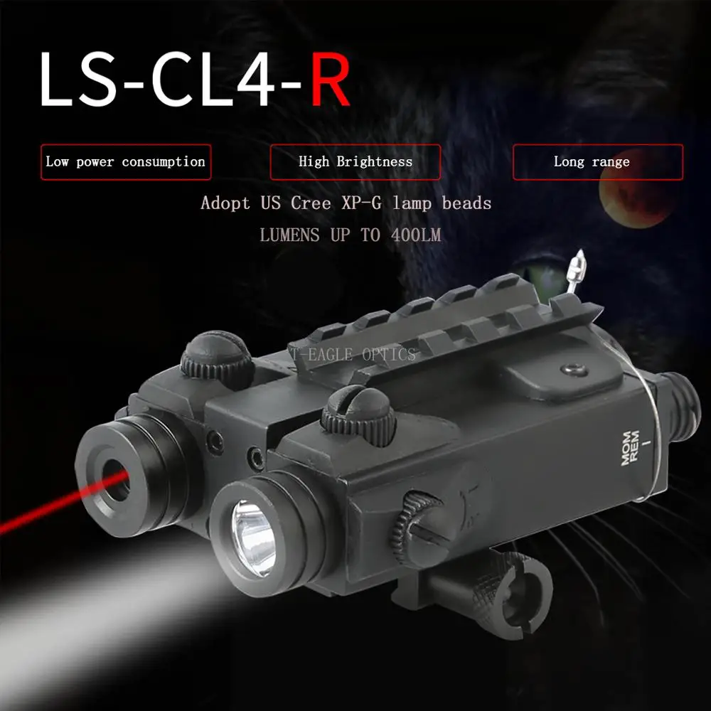 

LS-CL4 Laser SightTactical Hunting Laser Mount Red Dot Laser Sight Rifle Gun Scope 20mm Airsoftsport Rail & Barrel Pressure