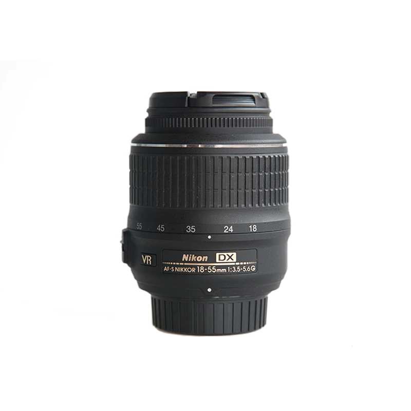 Б/у объектив Nikon NIKKOR 18 55 мм f/3 5 6G VR AF авто и ручная крышка объектива заднего
