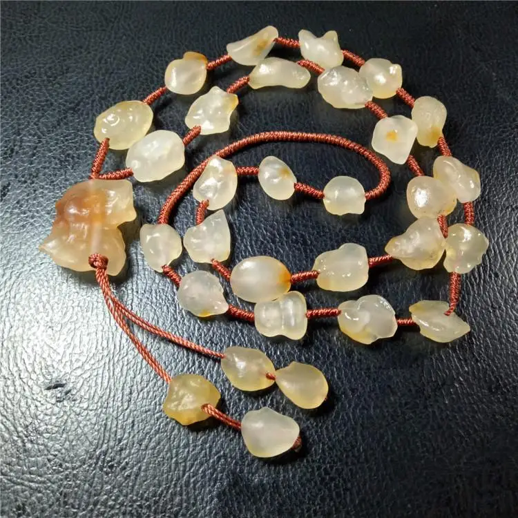 Ювелирные изделия Gobi камень сахар сердце агат ожерелье браслет ручной работы