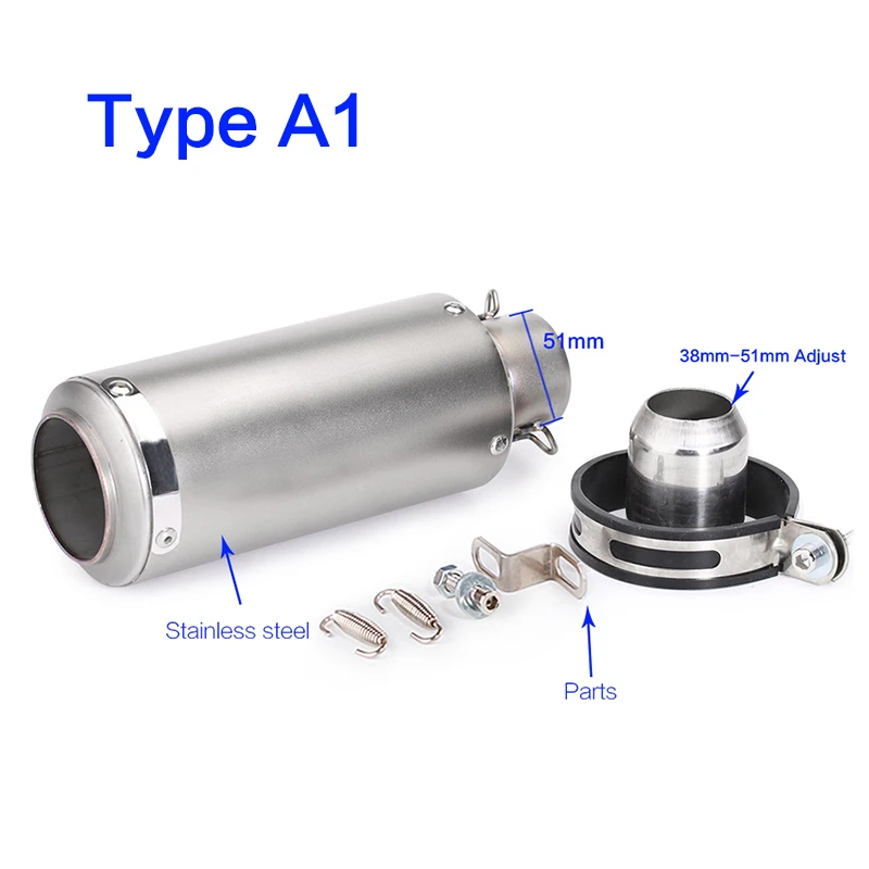 Выхлопная труба для мотоцикла универсальная лазерная маркировка логотипа