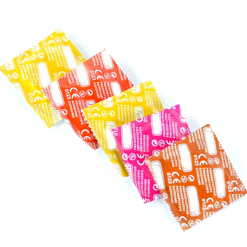 12pcs Sensitive Condom Ultra Soft With Mace Pointed Design Lubricated Latex Flavored Safety Sex Accessories | Красота и здоровье