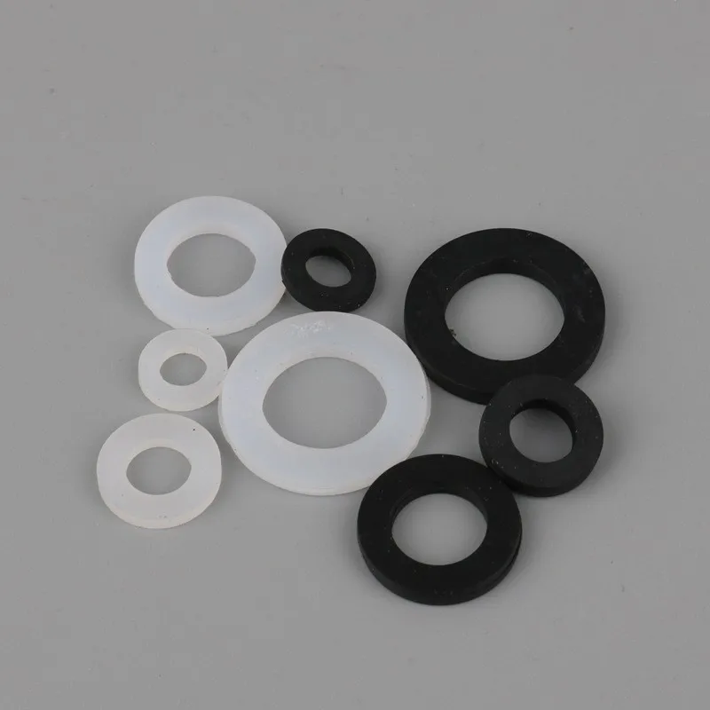 Плоское Силиконовое уплотнительное кольцо 20 шт. 1/4 дюйма 3/8 1/2 1 дюйм для шайбы