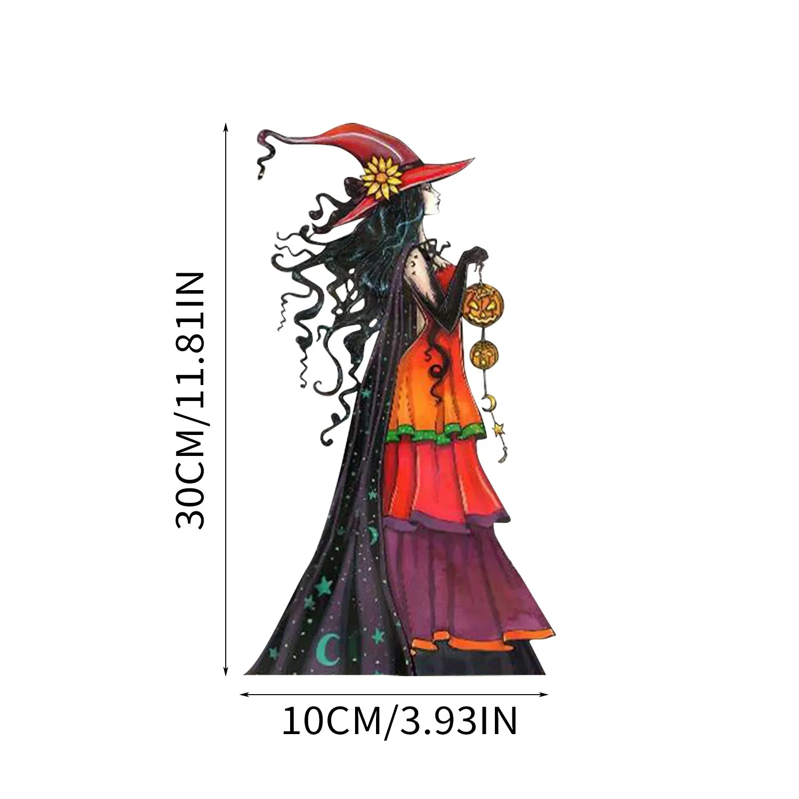 

Halloween Witch Pumpkin Garden Metal Sign Ground Insert Decorative Sign Welcome Sign,Witch's Garden metal landmark