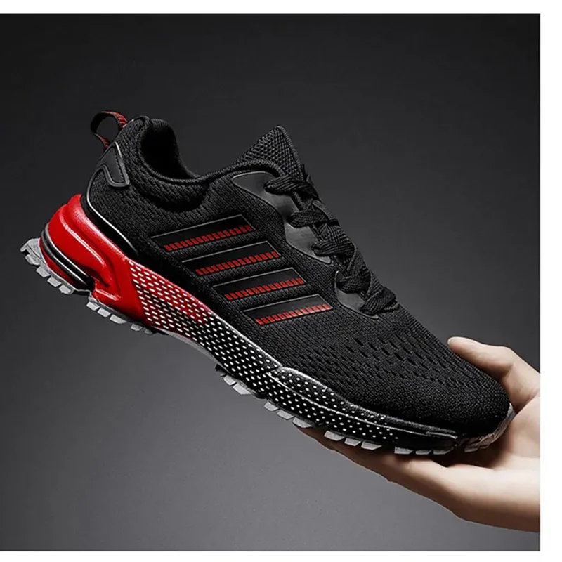 Fashion Marathon Running Shoes for Men Sneakers Breathable Comfort Jogging Walking Hiking Tennis Sports Shoes Athletic Trainers