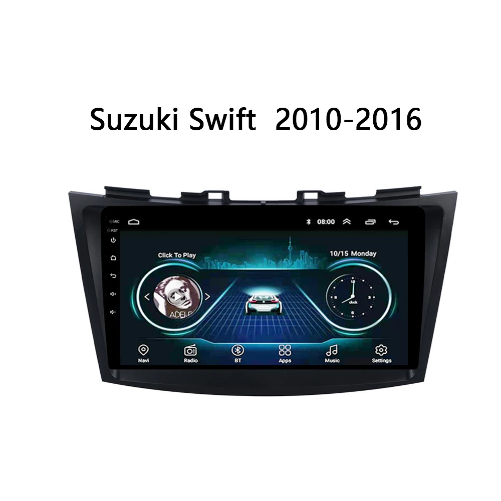 Автомагнитола для SUZUKI SWIFT 2010 2011 2012 2016 мультимедийная система с 2.5D GPS BT поддержкой