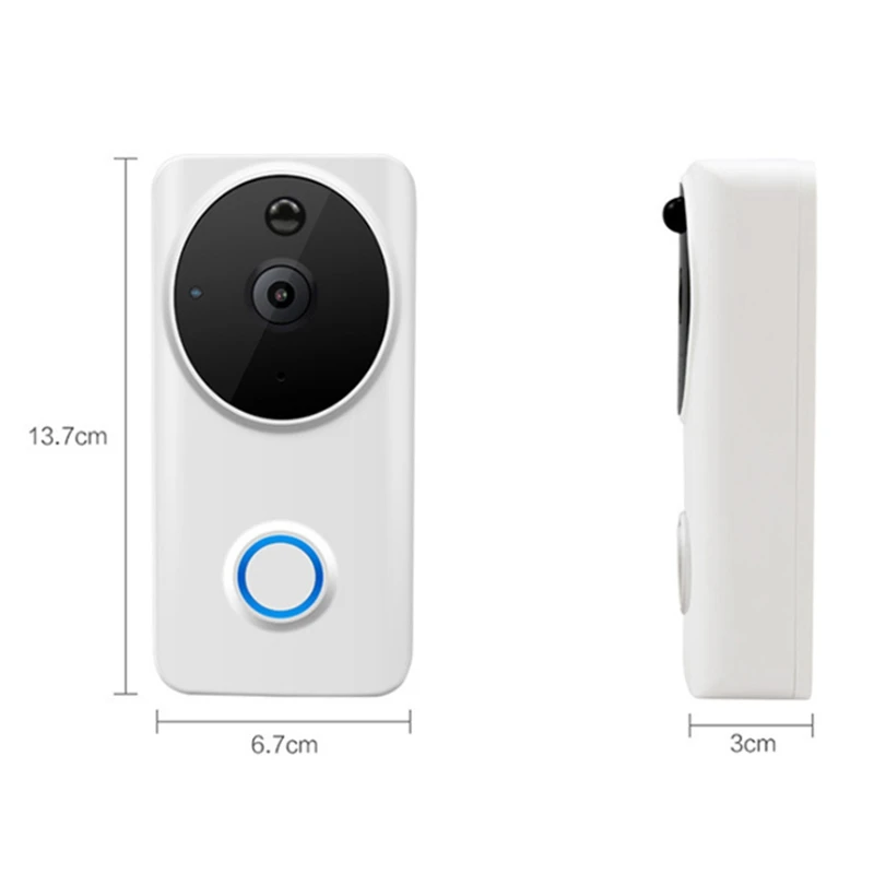 

Smart Doorbell Visual Wireless Night Vision Smart Doorbell PIR Human Motion Detection Home Doorbell