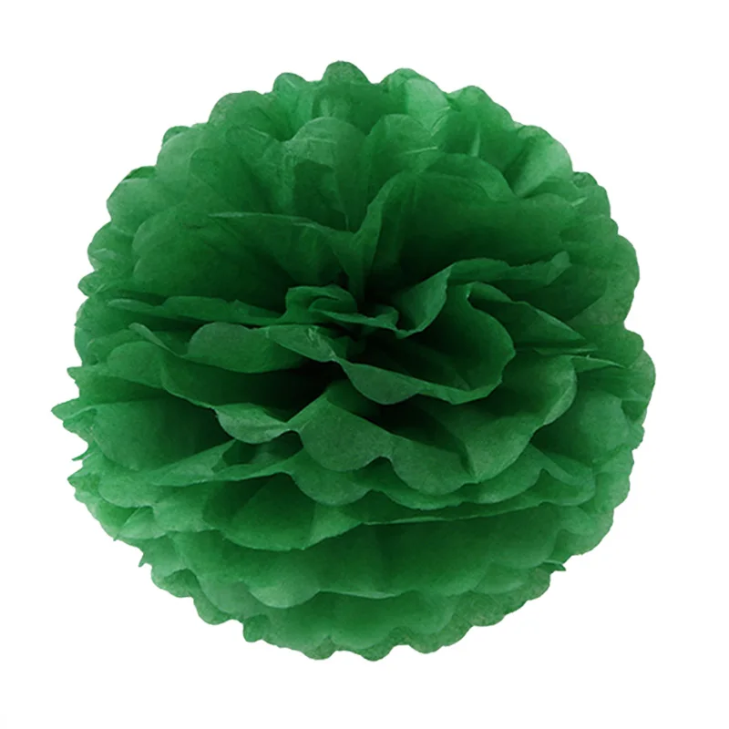 Dark green День рождения Единорог вечерние украшения DIY Единорог рога ресницы ухо стикер 20 см бумага Pom Poms Baby Shower вечерние аксессуары для фона - Цвет: Dark green
