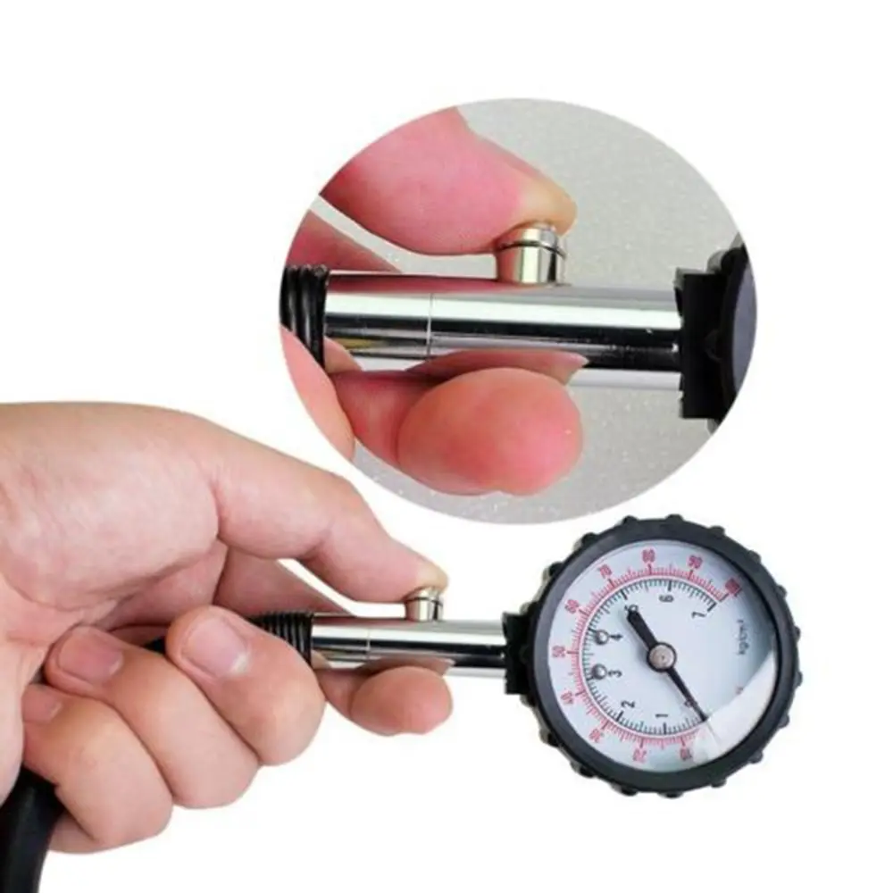 Meter Tire Pressure Gauge 0-100PSI Auto Car Bike Motor Tyre Air Vehicle Tester monitoring system Dial |