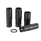 Набор ударных гаечных ключей Makita, комплект из 4 предметов 17-22 мм с шестигранной головкой, металлический материал высокой твердости и долговечности, 18 в