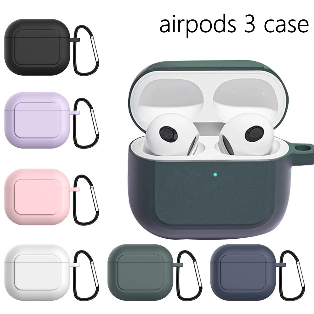 

Silicone Cover For Apple Airpods 3 Protective Case Sticker Bluetooth Case Air pod 3 Earphone Accessories Charging Box Bag