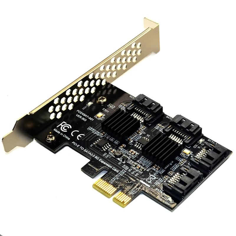OPQ PCIE SATA карта PCI E адаптер Express SATA3.0 конвертер 4 Порты и разъёмы III 6 г расширения