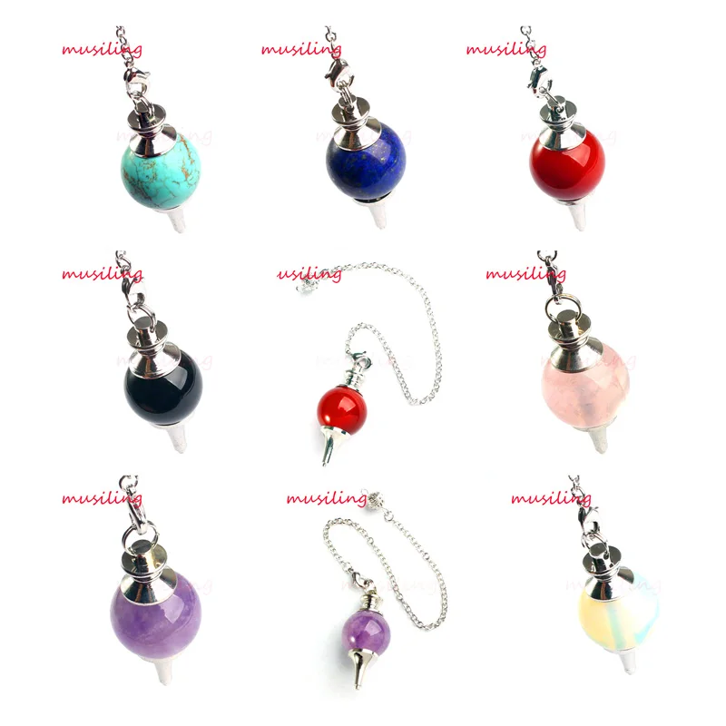 20 мм натуральный камень транспортировочный шарик удача маятниковая цепь