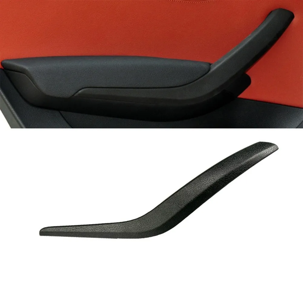 

Left+Right Inner Door Handle Pull Panel Trim Black For BMW X1 E84 2009-2015 High Quality And Durable Car Interior Door Handle