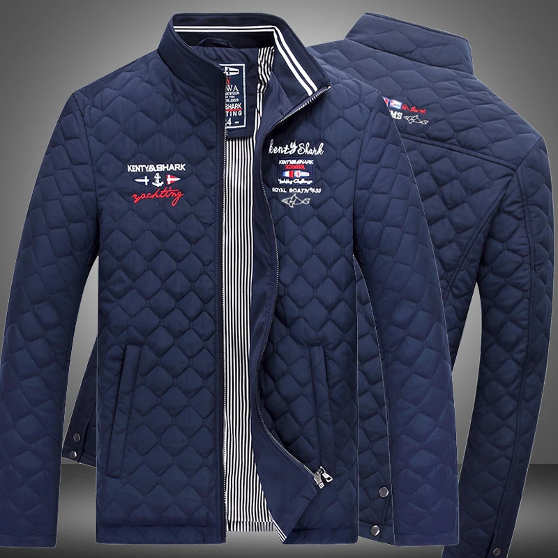 Акула для мужчин s куртки Eden Slim Fit Aeronautica наивысшего качества Повседневная брендовая одежда верхняя одежда Новейший парк весна осень Мужская куртка