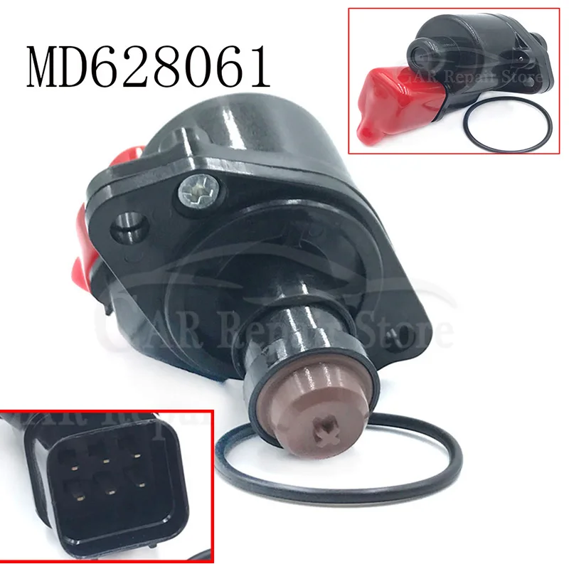 

Клапан управления холостым воздухом, AC IACV MD628061, для Mitsubishi Mirage, Kia Sorento, Sedona, л, нетурбодвигатель E9T15373C, E9T15371C