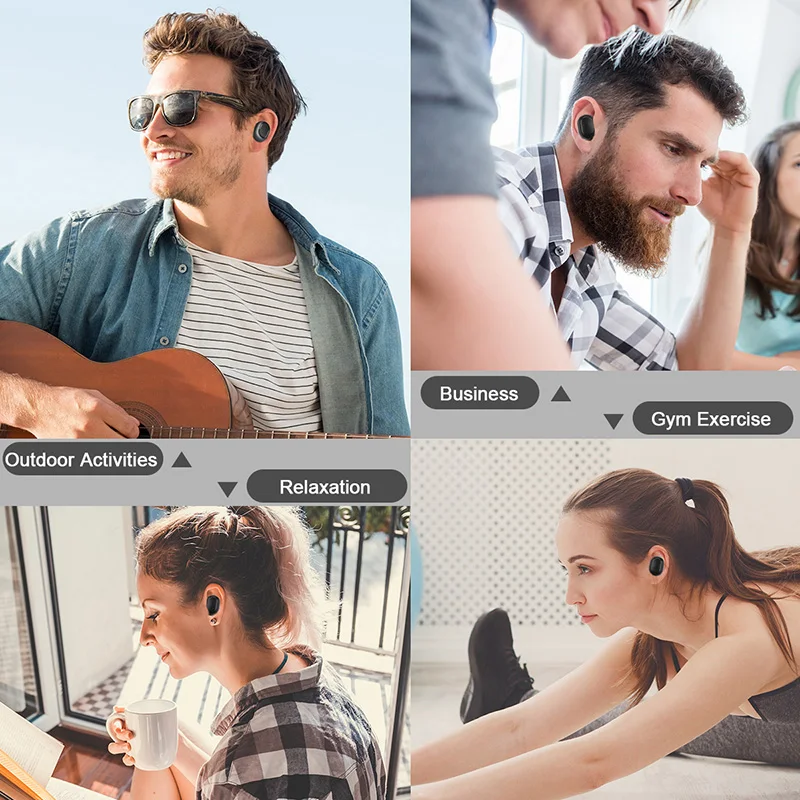 Bluetooth наушники для Oneplus 7 Pro 7T 6T 6 samsung M30 M10 A20 Blackview A60 Umidigi A5 Наушники с зарядным