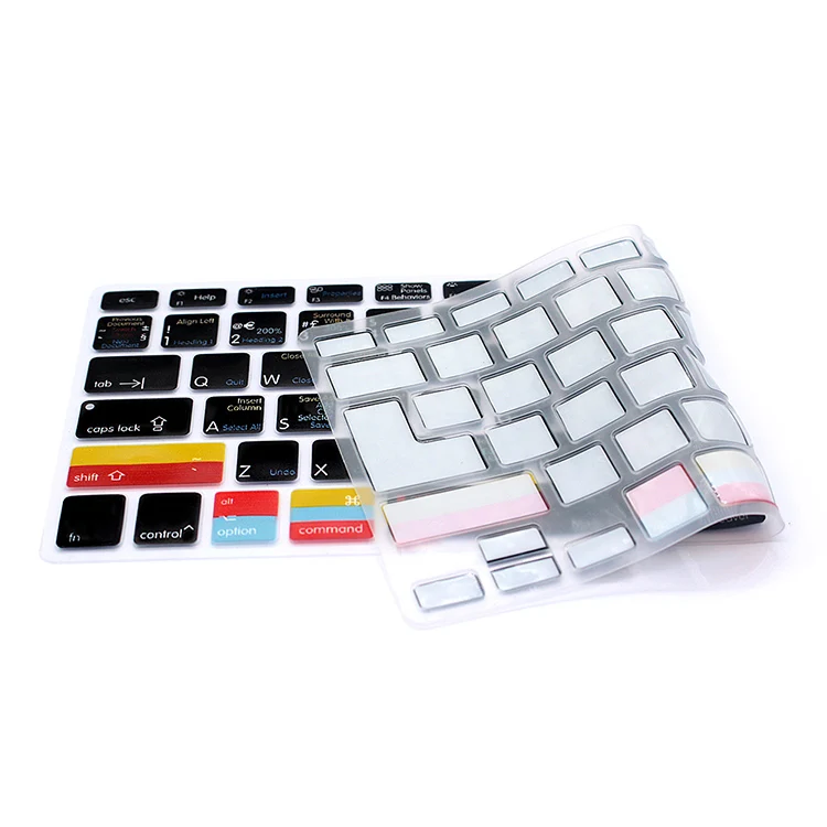 Силиконовый чехол для клавиатуры HRH Dreamweaver Hotkey функциональная защита Mac Air Pro Retina 13