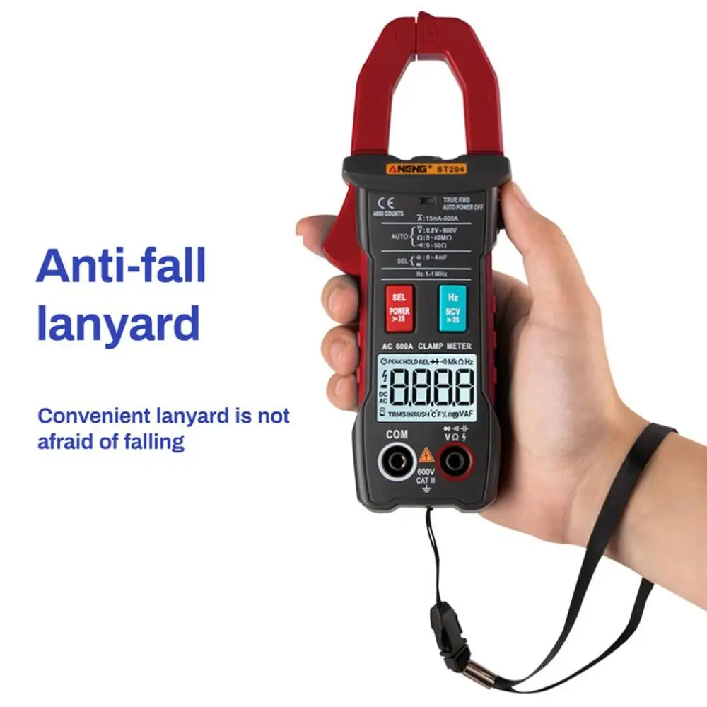 St204 клещи Высокоточный многофункциональный автоматический цифровой мультиметр