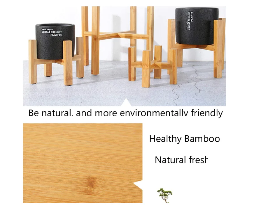 Прочные Деревянные Кашпо Горшок Лотки цветочный горшок держатель сильный