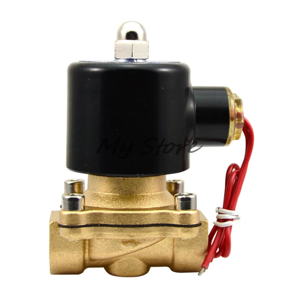 Электрический электромагнитный клапан 2 Вт латунный пневматический для
